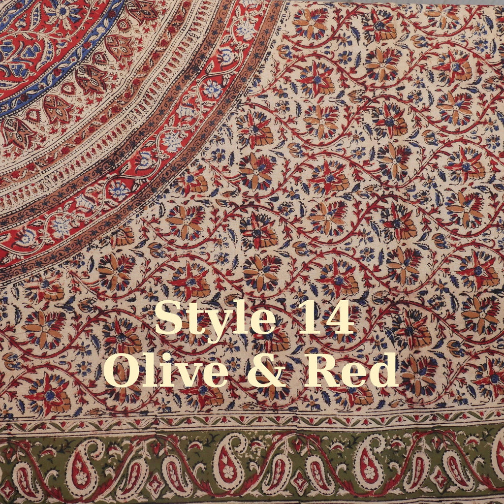 Printed Cotton Bed Cover - Queen Size