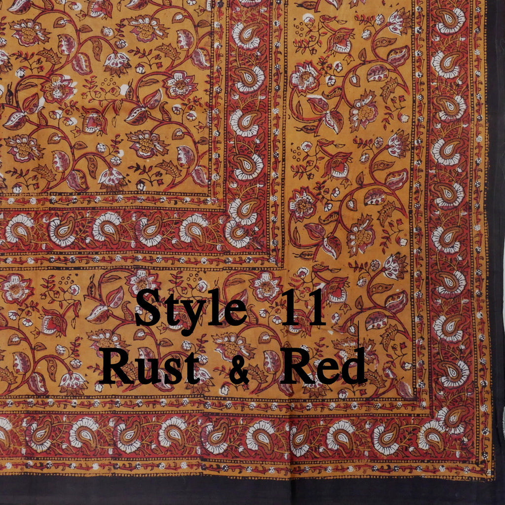 Printed Cotton Bed Cover - Full Size