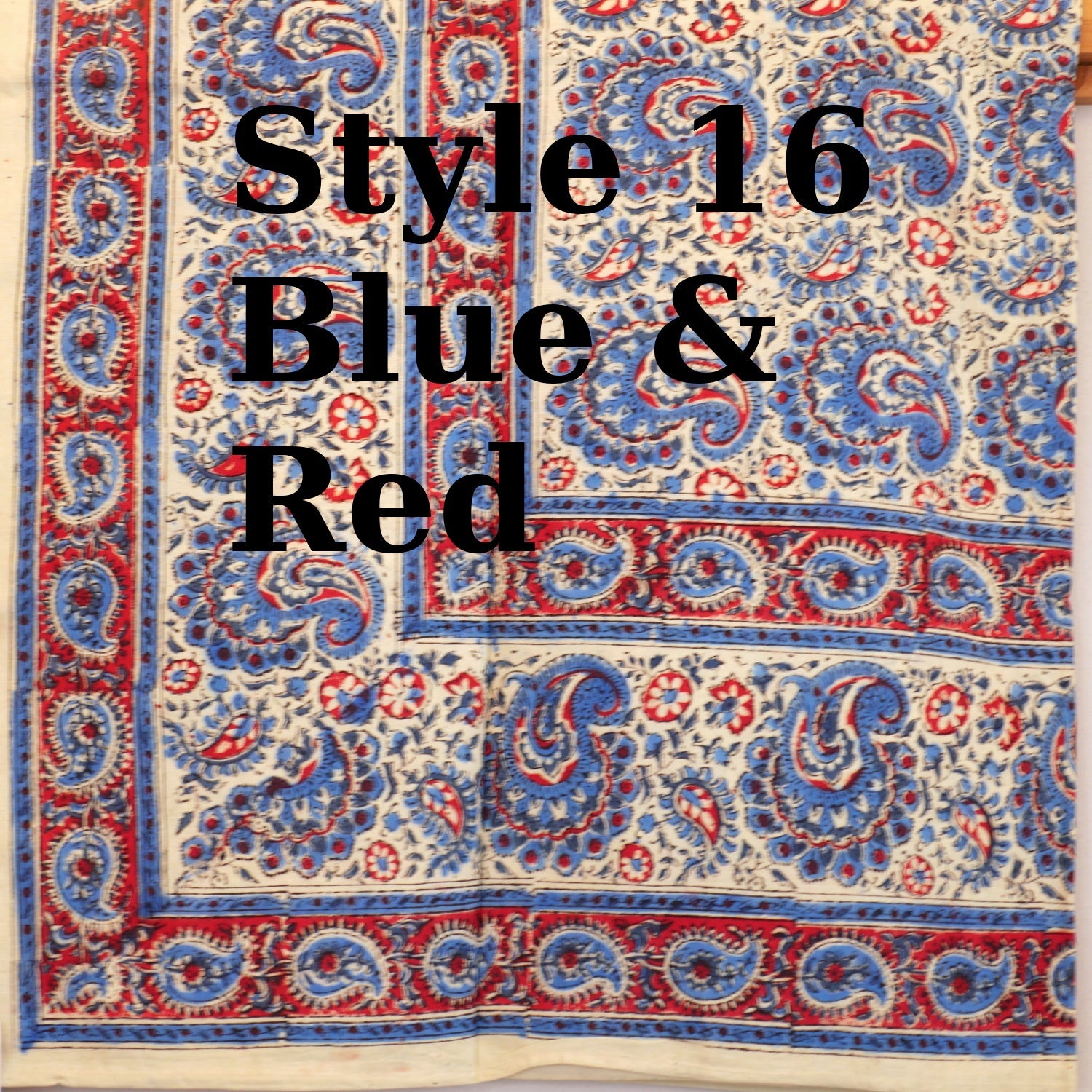 Printed Cotton Bed Cover - Twin Size