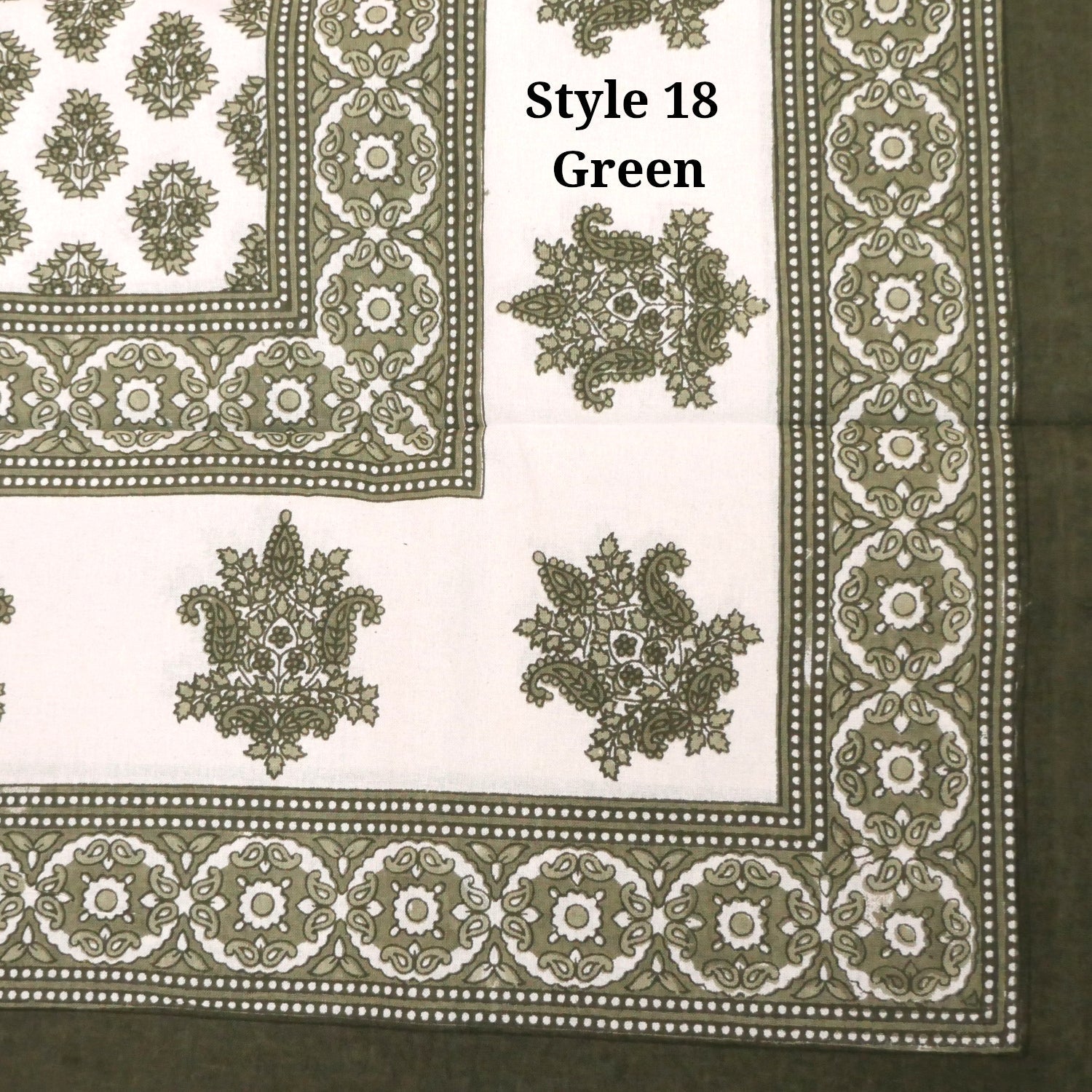 Printed Cotton Bed Cover - Full Size