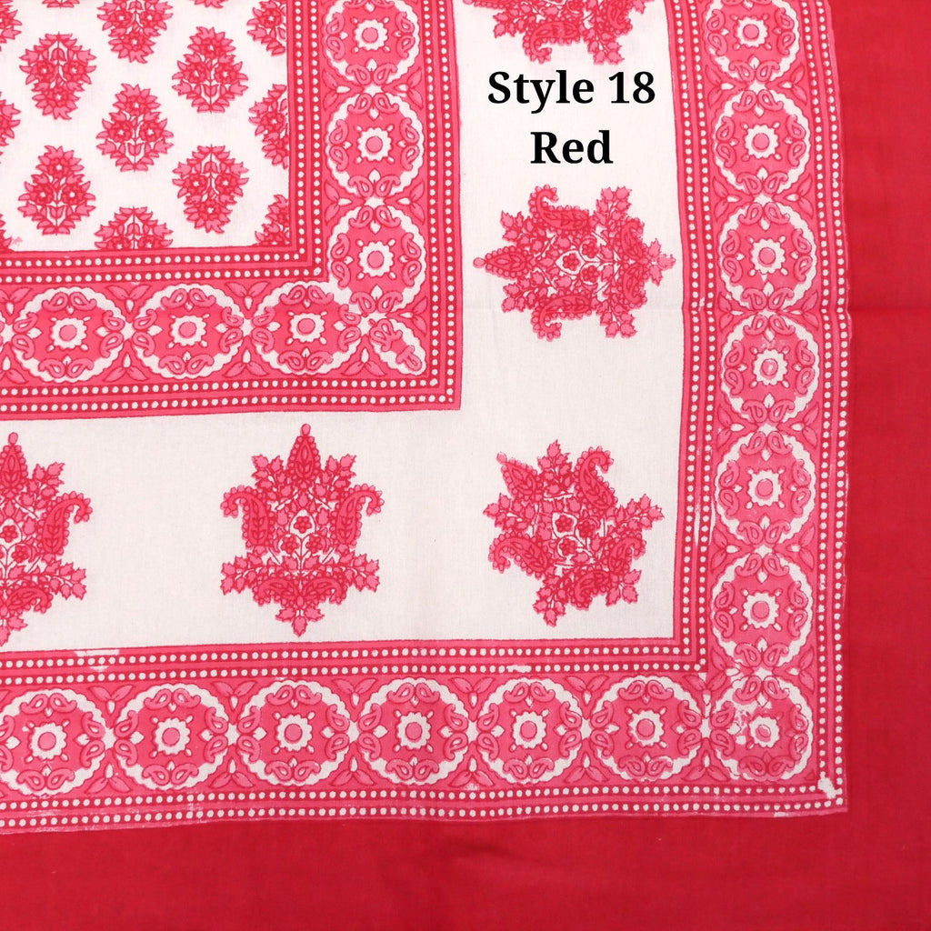 Printed Cotton Bed Cover - Full Size