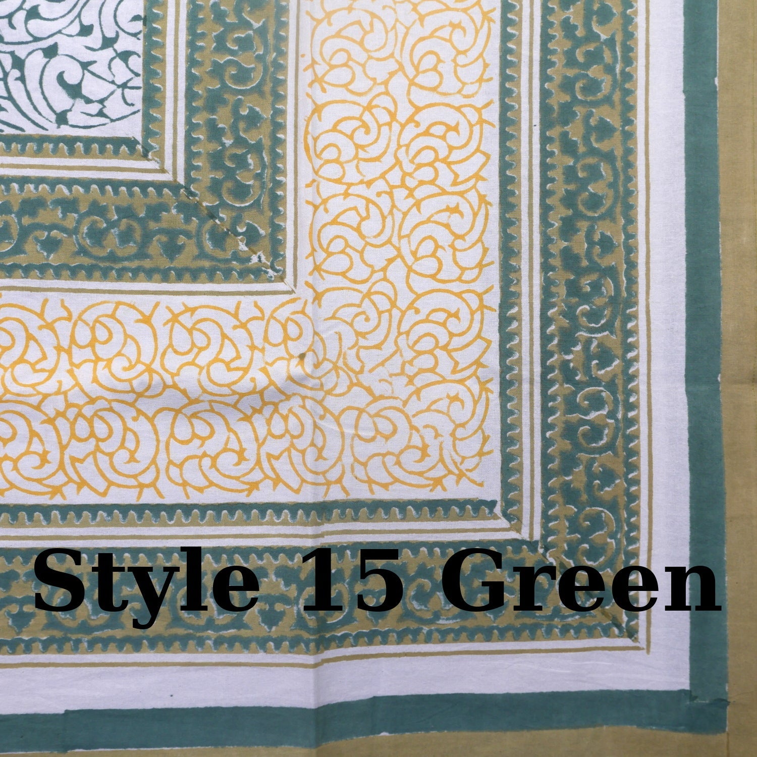 Printed Cotton Bed Cover - Twin Size