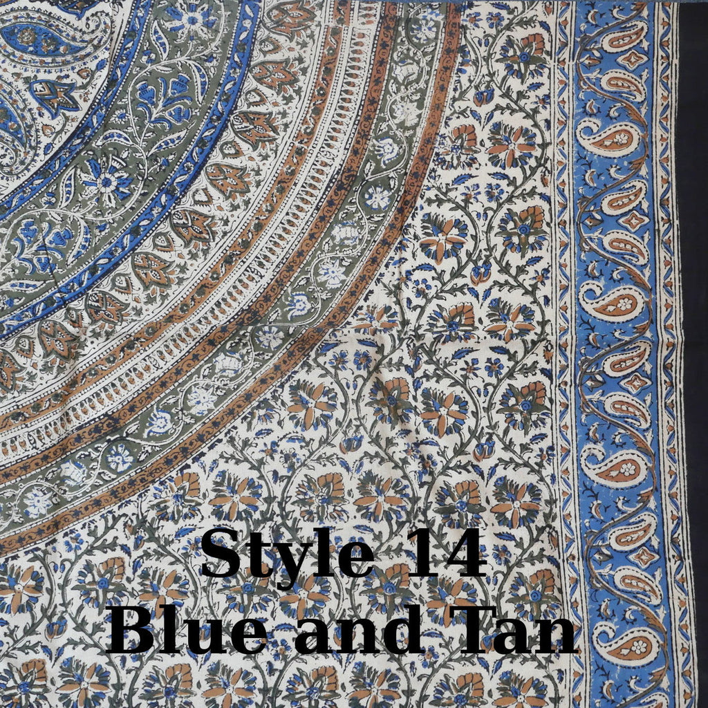 Printed Cotton Bed Cover - Twin Size